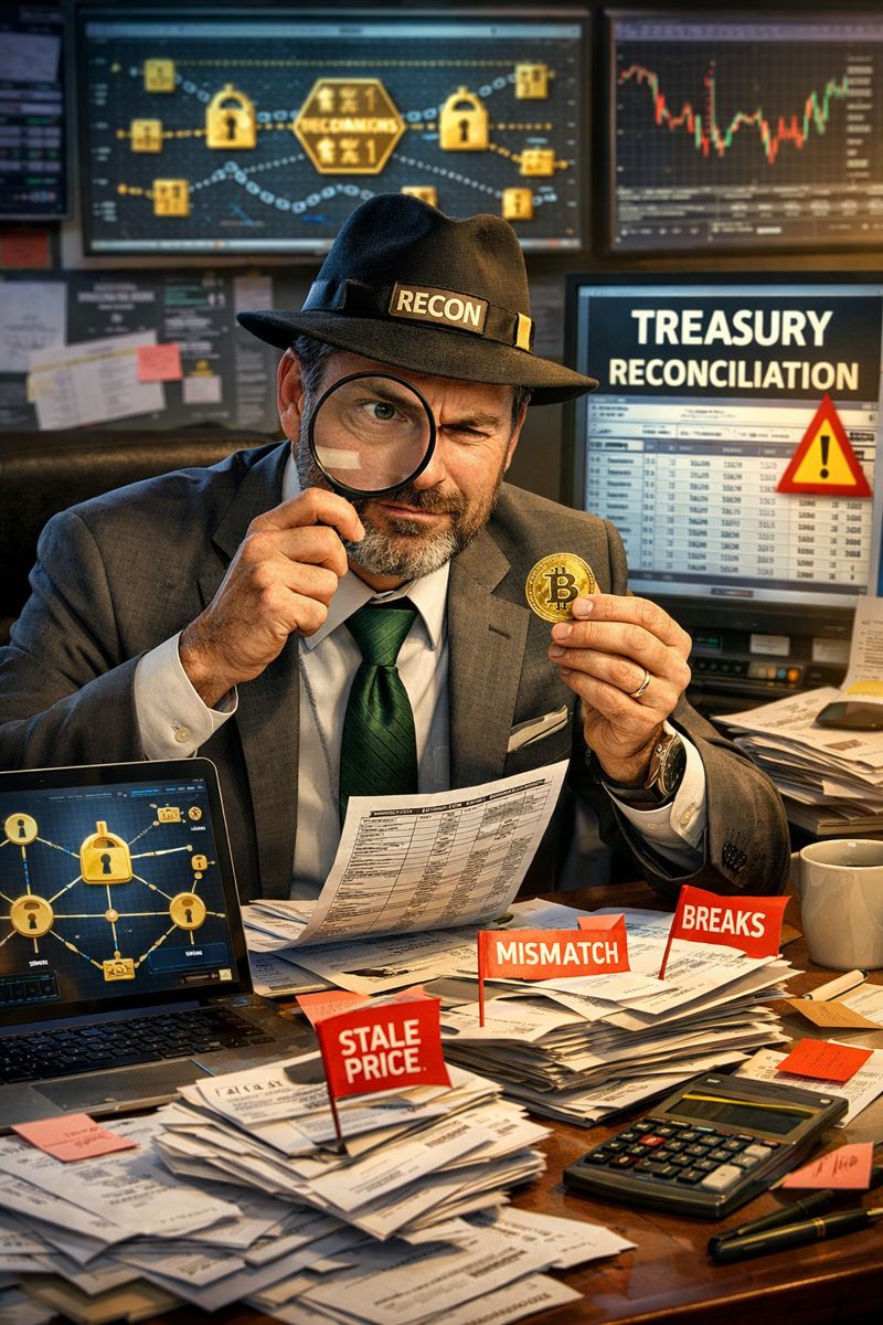 Treasury Recon Agent - operational reconciliation for tokenized treasury positions